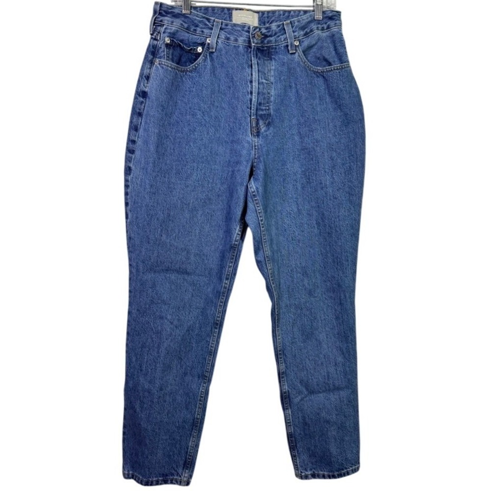 Everlane The Curvy 90s Cheeky Straight Jean Northridge Blue Organic Cotton Sz 32